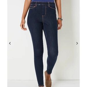 J.Jill‎ Perfect Pull-On Ankle Jeggings Great Lakes Wash S NWT in packaging